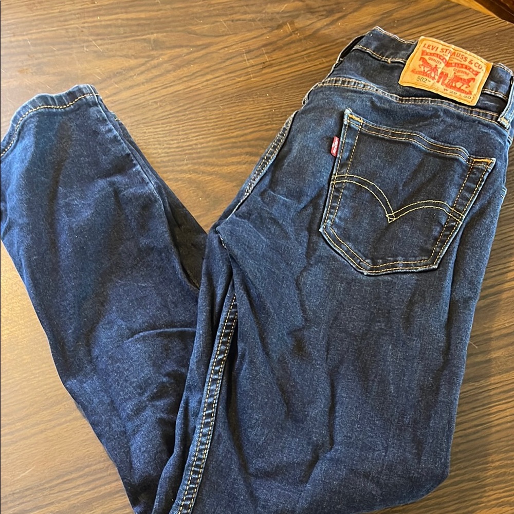 Levi's Blue Straight Jeans Classic Denim Style